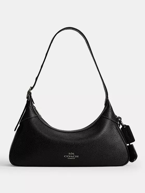 Coach Handbags - Coach Ella Small Shoulder Bag Gunmetal/Black